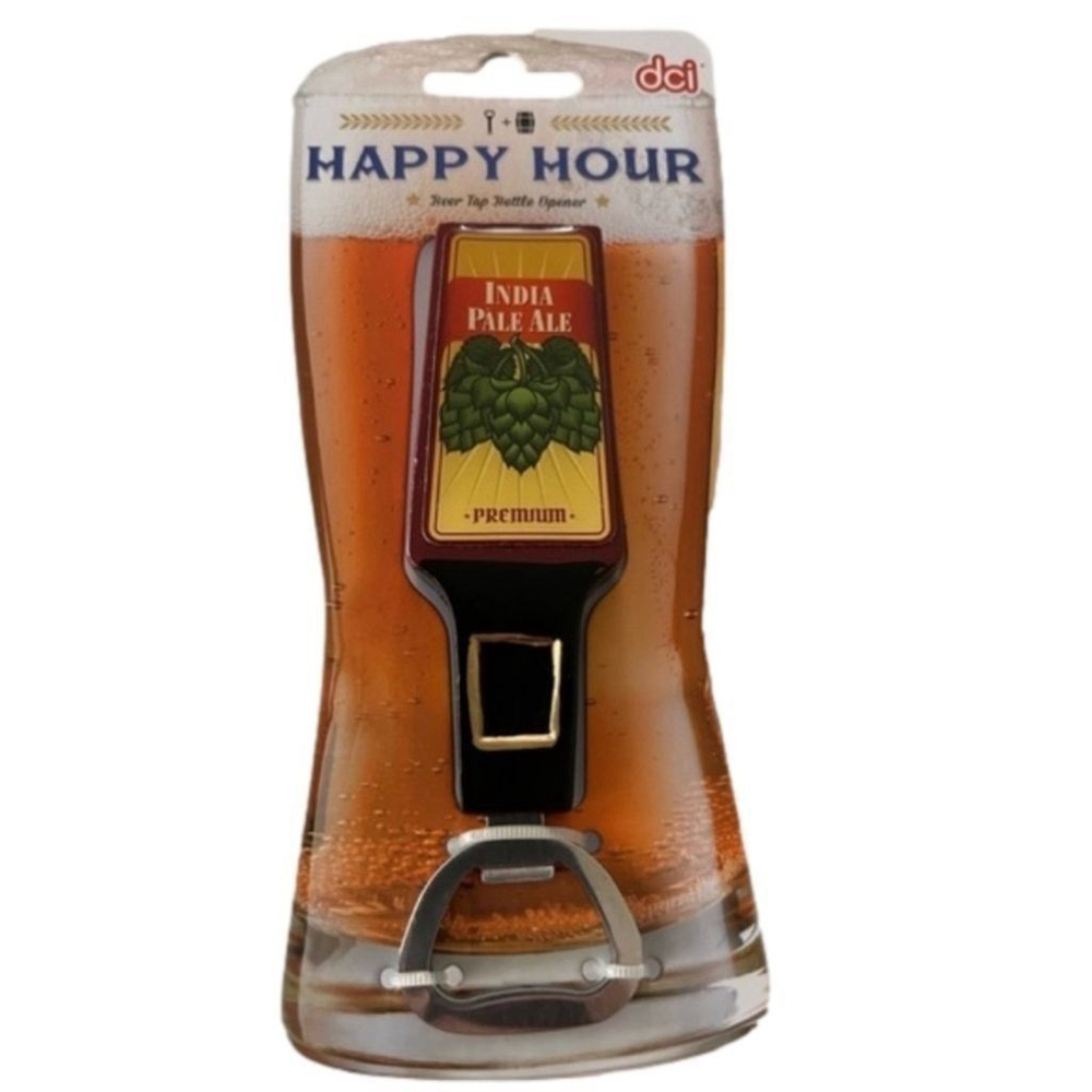 🆕 Happy Hour Beer Tap Bottle Opener NWT - Picture 1 of 2
